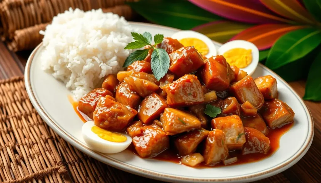 Filipino pork adobo