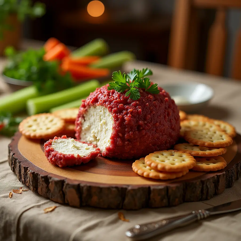 dried beef cheese ball