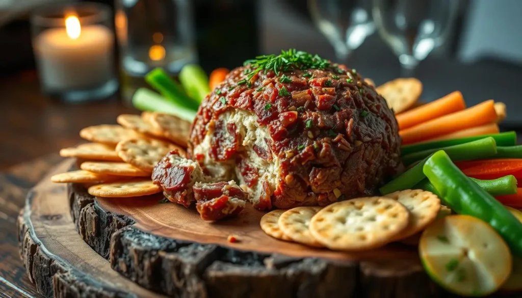 dried beef cheese ball