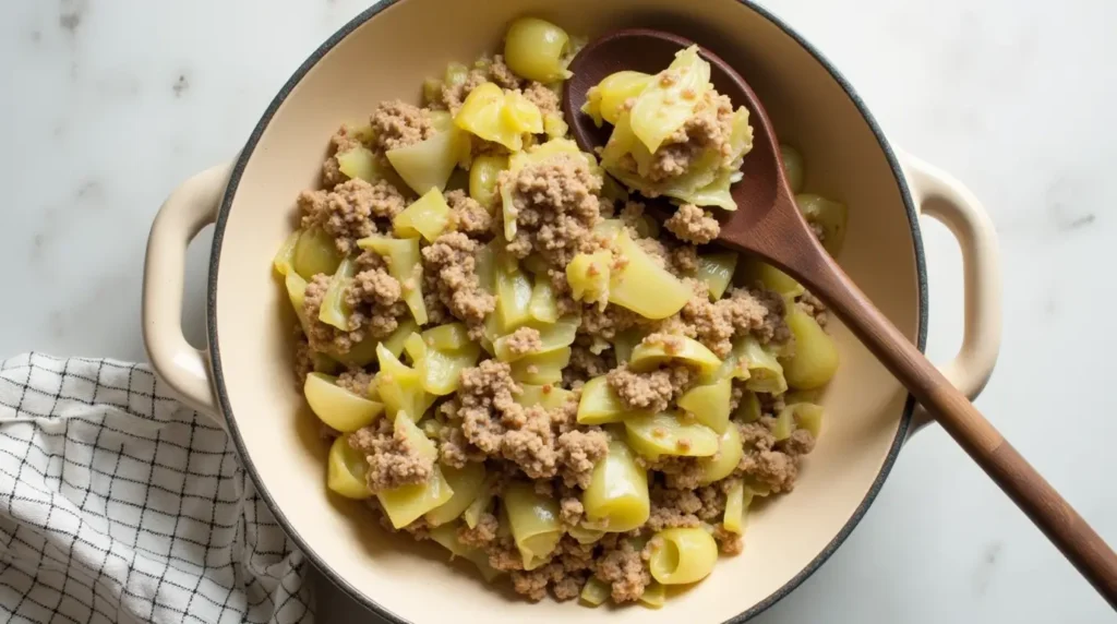 beef and cabbage recipe